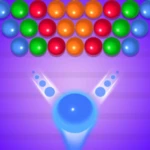 bubble fall 3d android application logo